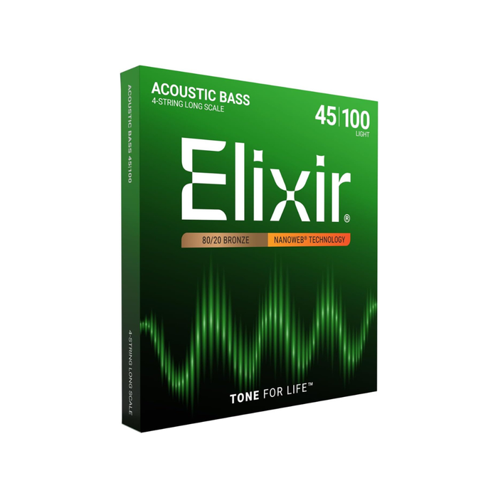 Cuerdas Elixir Strings 80/20 Bronze | Bajo Acústico