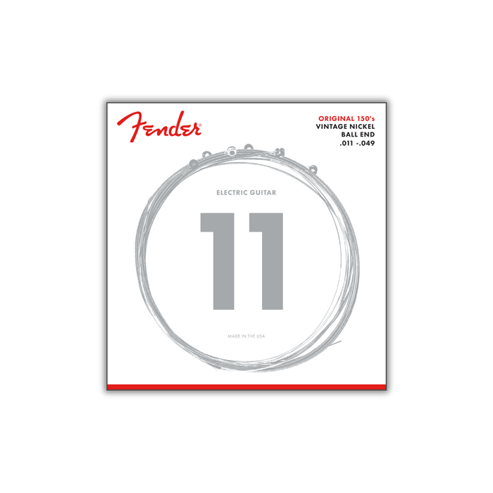 Cuerdas Fender 11-49 Original 150s Bullet End | Guitarra Eléctrica