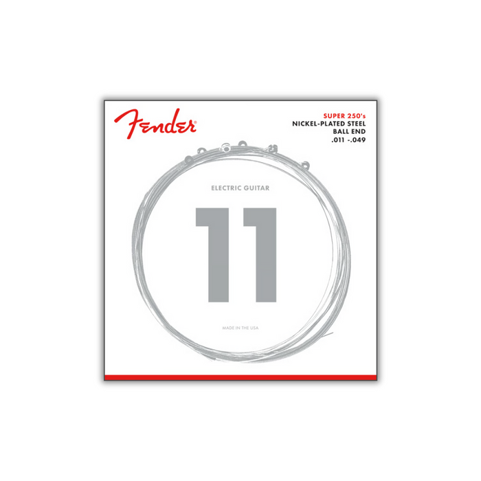 Cuerdas Fender 11-49 Super 250s Ball End | Guitarra Eléctrica