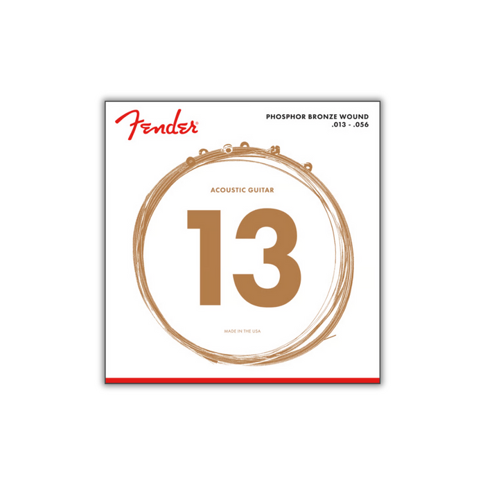 Cuerdas Fender 13-56 Phosphor Bronze | Guitarra Acústica