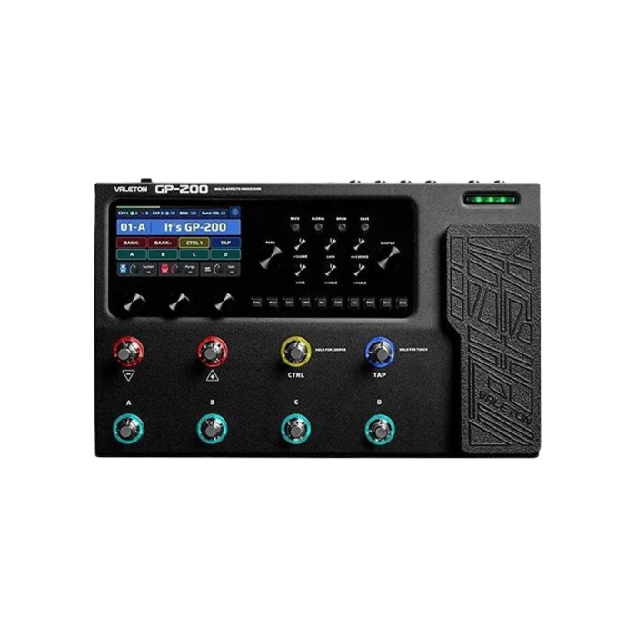 GP-200 NEGRO PEDALERA MULTIEFECTOS VALETON