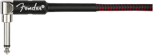 PROFESSIONAL SERIES TWEED COIL CABLES COLOR ROJO NEGRO FENDER