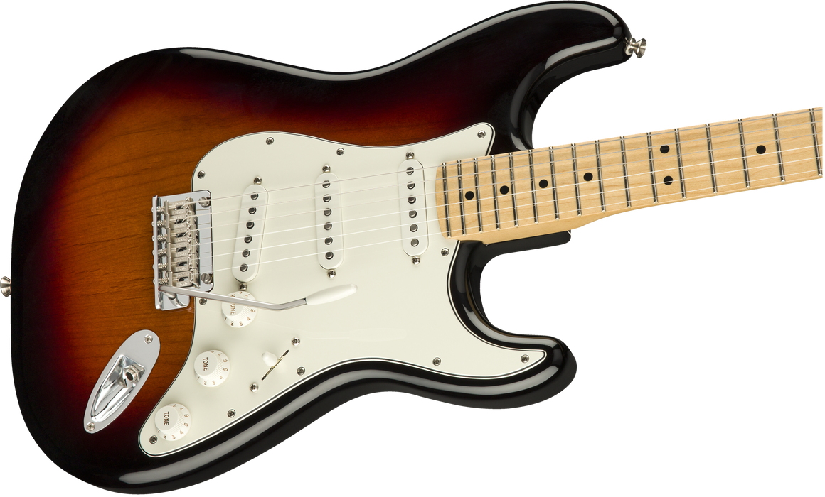 PLAYER STRATOCASTER COLOR 3 TONE BURST MAPLE FINGERBOARD SSS GUITARRA ELÉCTRICA FENDER