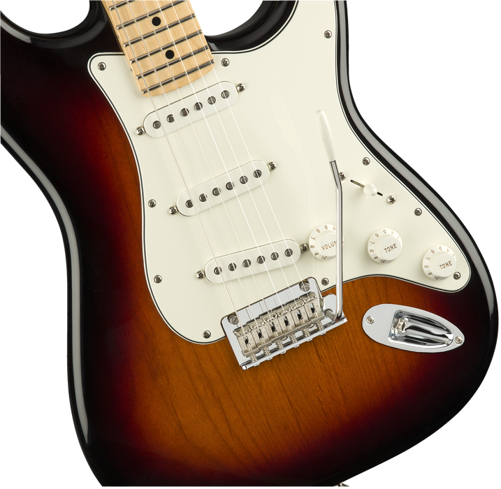 PLAYER STRATOCASTER COLOR 3 TONE BURST MAPLE FINGERBOARD SSS GUITARRA ELÉCTRICA FENDER