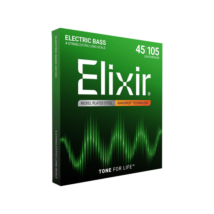 Cuerdas Elixir Strings Nickel Plated | Bajo Eléctrico