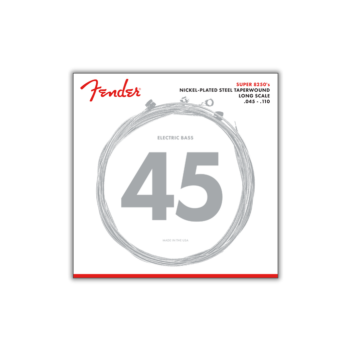 Cuerdas Fender 45-110 (4 cuerdas) 8250 Nickel Taperwound | Bajo Eléctrico