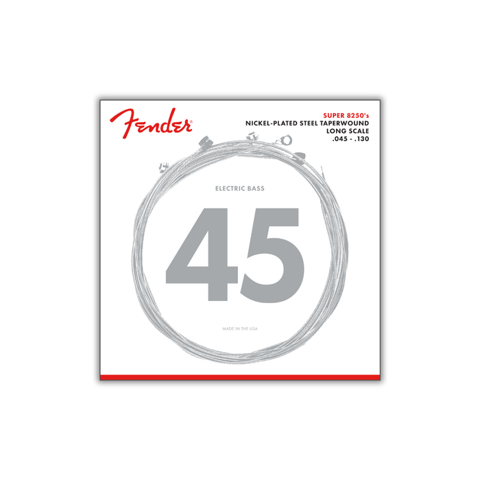 Cuerdas Fender 45-130 (5 cuerdas) 8250 Nickel Taperwound | Bajo Eléctrico