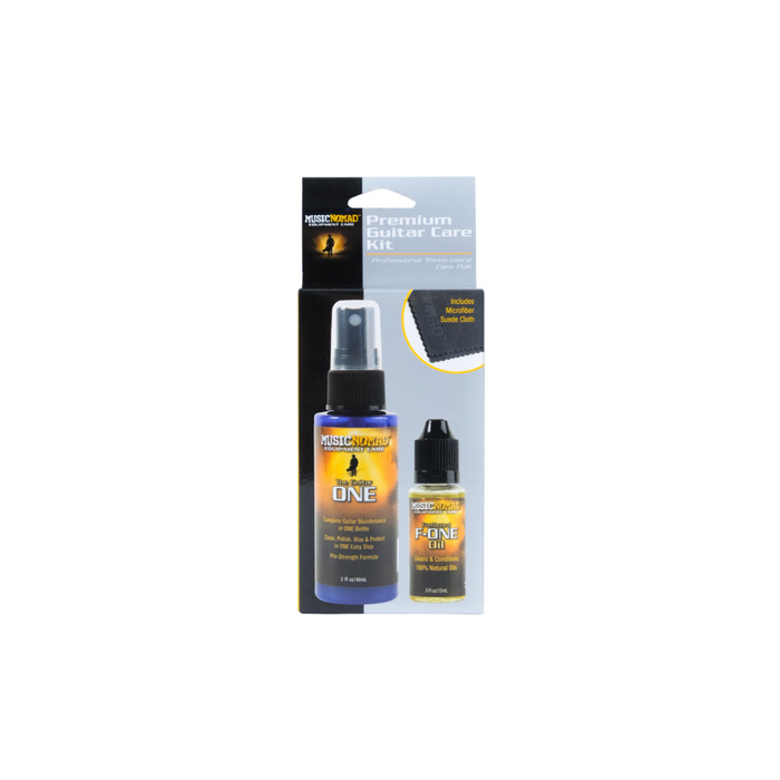 Limpiador MusicNomad Premium Guitar Care Kit 3 piezas