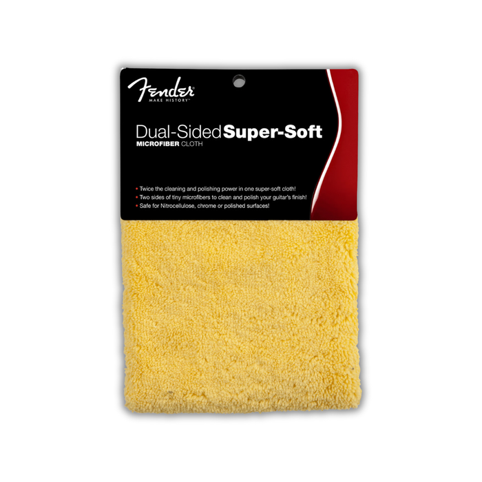 Paño de Limpieza Fender Dual-Sided Super-Soft Microfiber Cloth