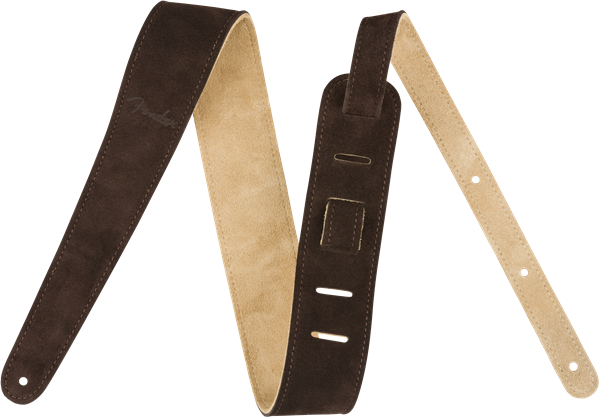 Correa reversible suede, marrón/beige
