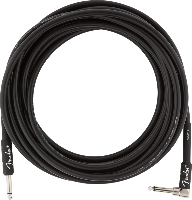 CABLE PROFESSIONAL SERIES ANGLED 18.6FT (5.5M) NEGRO FENDER