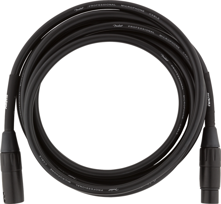 PROFESSIONAL SERIES MICROPHONE XLR CABLE 3M COLOR NEGRO FENDER