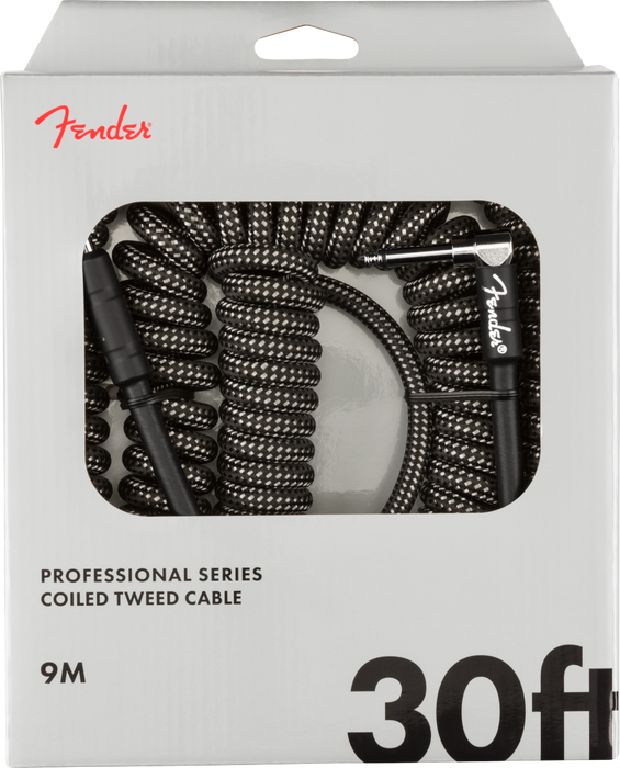 PROFESSIONAL SERIES TWEED COIL CABLES COLOR GRIS TWEED FENDER