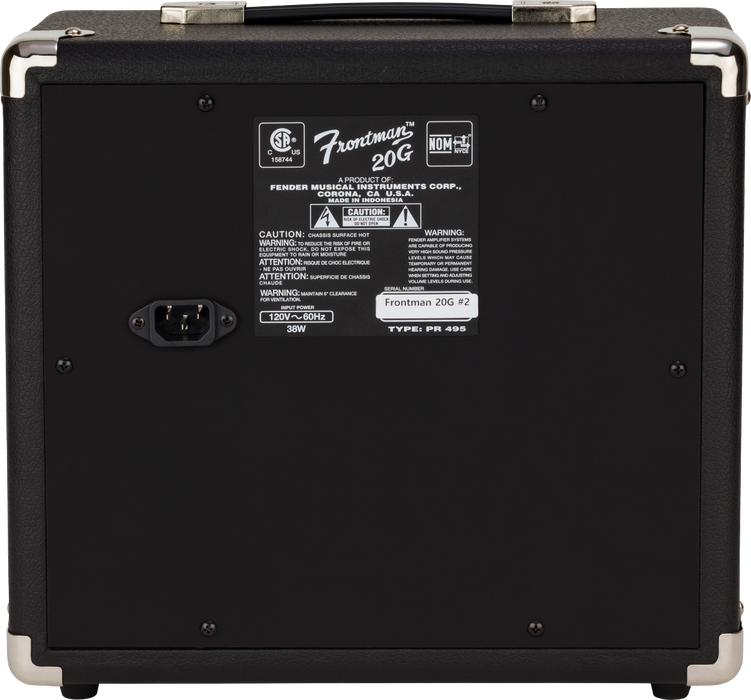 AMPLIFICADOR GUITARRA ELÉCTRICA FRONTMAN 20G FENDER