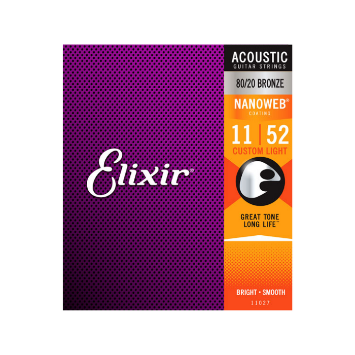 Elixir strings encordado guitarra electroacústica 80/20 Bronce