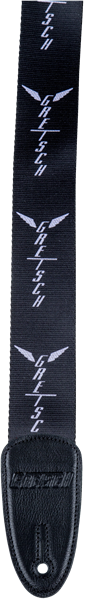 WING LOGO PATTERN STRAP COLOR NEGRO BLANCO GRETSCH